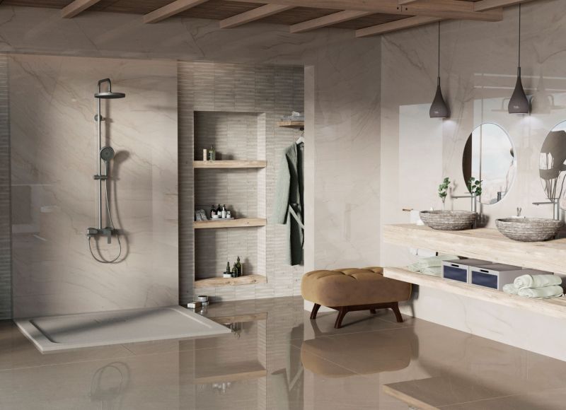 Душевая стойка Vincea VSFS-413GM, вороненая сталь