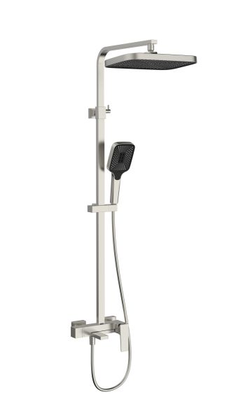 Душевая стойка Vincea Dice VSFS-4C12BN, брашированный никель