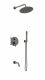 Душевой комплект Vincea Villa VSFW-1VL3GM встраиваемый, трехрежимный, вороненая сталь