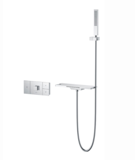 Душевой комплект Vincea Futura VSFW-2F110TCH с термостатом без верхнего душа хром Душевой комплект Vincea Futura VSFW-2F110TCH с термостатом без верхнего душа хром
