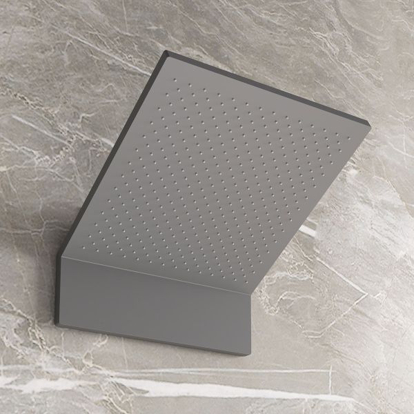 Душевой комплект Vincea Futura VSFW-2F11TGM термостатический встраиваемый, трехрежимный, вороненая сталь