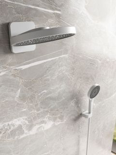 Душевой комплект Vincea Futura VSFW-2F12TMW термостатический встраиваемый, трехрежимный, белый матовый