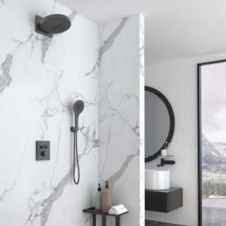 Душевой комплект Vincea Inspire VSFW-3I21MT1GM встраиваемый, термостатический, двухрежимный, вороненая сталь Душевой комплект Vincea Inspire VSFW-3I21MT1GM встраиваемый, термостатический, двухрежимный, вороненая сталь