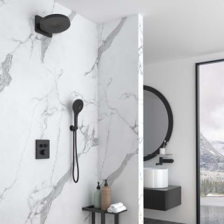 Душевой комплект Vincea Inspire VSFW-3I21MT1MB встраиваемый, термостатический, двухрежимный, черный Душевой комплект Vincea Inspire VSFW-3I21MT1MB встраиваемый, термостатический, двухрежимный, черный