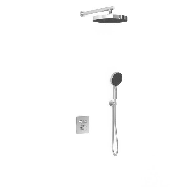 Душевой комплект Vincea Inspire VSFW-3I21MT2CH встраиваемый, термостатический, двухрежимный, хром Душевой комплект Vincea Inspire VSFW-3I21MT2CH встраиваемый, термостатический, двухрежимный, хром