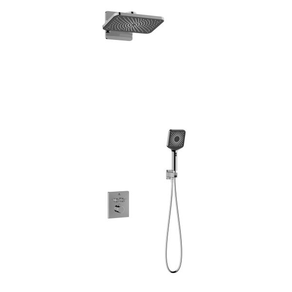 Душевой комплект Vincea Inspire VSFW-3I21MT4CH встраиваемый, термостатический, двухрежимный, хром Душевой комплект Vincea Inspire VSFW-3I21MT4CH встраиваемый, термостатический, двухрежимный, хром