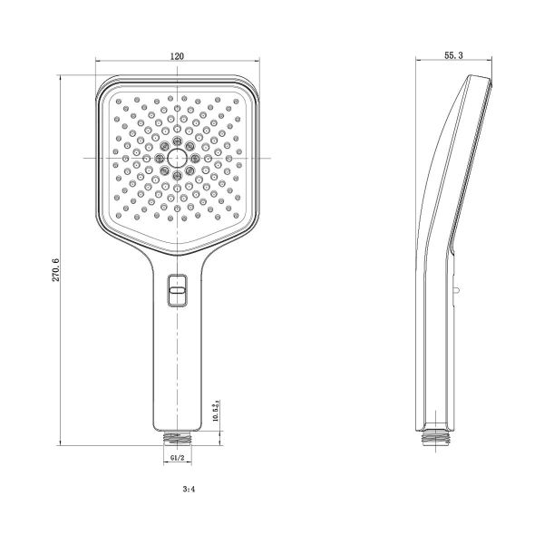 Душевой комплект Vincea Inspire VSFW-3I21MT4MB встраиваемый, термостатический, двухрежимный, черный Душевой комплект Vincea Inspire VSFW-3I21MT4MB встраиваемый, термостатический, двухрежимный, черный