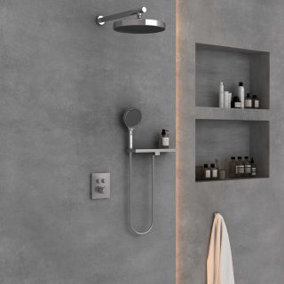 Душевой комплект Vincea Inspire VSFW-3I21T2RCH встраиваемый, термостатический, двухрежимный, хром Душевой комплект Vincea Inspire VSFW-3I21T2RCH встраиваемый, термостатический, двухрежимный, хром