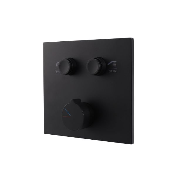 Душевой комплект Vincea VSFW-4211MB встраиваемый, двухрежимный, черный