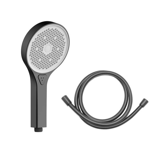 Душевой комплект Vincea VSFW-4212GM встраиваемый, двухрежимный, вороненая сталь