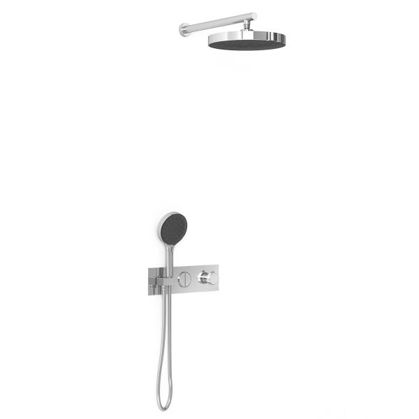 Душевой комплект Vincea VSFW-422TI2CH встраиваемый, двухрежимный, термостатический, хром Душевой комплект Vincea VSFW-422TI2CH встраиваемый, двухрежимный, термостатический, хром