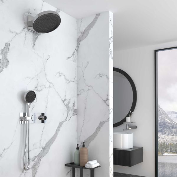 Душевой комплект Vincea VSFW-422TI3CH встраиваемый, термостатический, двухрежимный, хром Душевой комплект Vincea VSFW-422TI3CH встраиваемый, термостатический, двухрежимный, хром