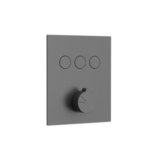 Душевой комплект VSFW-4311GM встраиваемый, трехрежимный, вороненая сталь