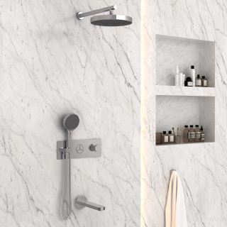 Душевой комплект Vincea Inspire VSFW-432TI3CH встраиваемый, трехрежимный, термостатический, хром Душевой комплект Vincea Inspire VSFW-432TI3CH встраиваемый, трехрежимный, термостатический, хром