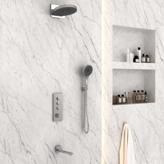 Душевой комплект Vincea VSFW-433TI1CH встраиваемый, термостатический, трехрежимный, хром