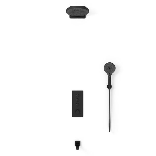 Душевой комплект Vincea VSFW-433TI1MB встраиваемый, термостатический, трехрежимный, черный Душевой комплект Vincea VSFW-433TI1MB встраиваемый, термостатический, трехрежимный, черный