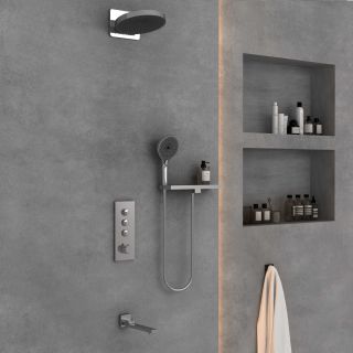 Душевой комплект Vincea VSFW-433TI1RCH встраиваемый, термостатический, трехрежимный, хром Душевой комплект Vincea VSFW-433TI1RCH встраиваемый, термостатический, трехрежимный, хром