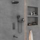 Душевой комплект Vincea VSFW-433TI1RGM встраиваемый, термостатический, трехрежимный, вороненая сталь Душевой комплект Vincea VSFW-433TI1RGM встраиваемый, термостатический, трехрежимный, вороненая сталь