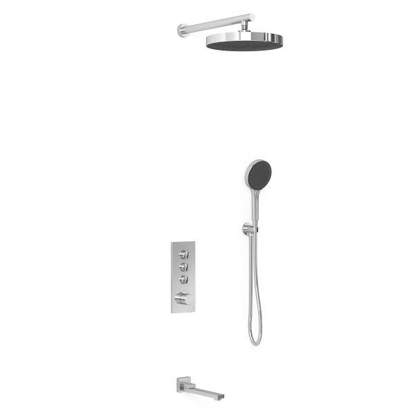 Душевой комплект Vincea VSFW-433TI2CH встраиваемый, термостатический, трехрежимный, хром Душевой комплект Vincea VSFW-433TI2CH встраиваемый, термостатический, трехрежимный, хром
