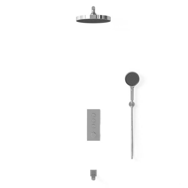 Душевой комплект Vincea VSFW-433TI2CH встраиваемый, термостатический, трехрежимный, хром Душевой комплект Vincea VSFW-433TI2CH встраиваемый, термостатический, трехрежимный, хром