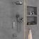 Душевой комплект Vincea VSFW-433TI2RCH встраиваемый, термостатический, трехрежимный, хром
