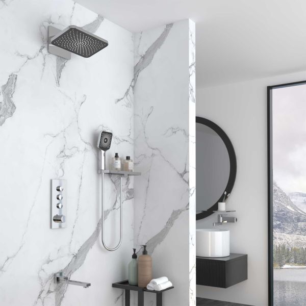 Душевой комплект Vincea VSFW-433TI4RCH встраиваемый, термостатический, трехрежимный, хром Душевой комплект Vincea VSFW-433TI4RCH встраиваемый, термостатический, трехрежимный, хром