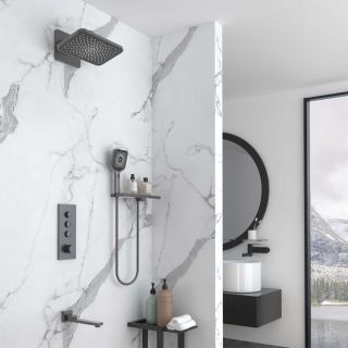 Душевой комплект Vincea VSFW-433TI4RGM встраиваемый, термостатический, трехрежимный, вороненая сталь Душевой комплект Vincea VSFW-433TI4RGM встраиваемый, термостатический, трехрежимный, вороненая сталь