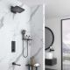 Душевой комплект Vincea VSFW-433TI4RMB встраиваемый, термостатический, трехрежимный, черный Душевой комплект Vincea VSFW-433TI4RMB встраиваемый, термостатический, трехрежимный, черный