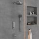 Душевой комплект Vincea Inspire VSFW-433TI5CH встраиваемый, термостатический, трехрежимный, хром
