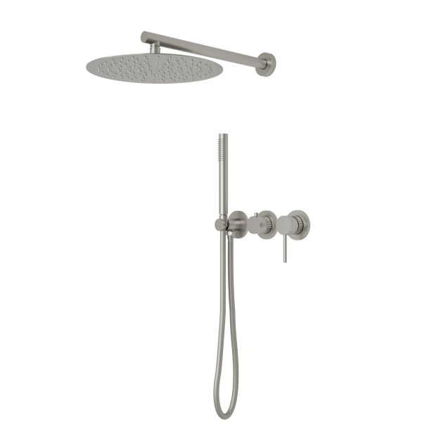 Душевой комплект Vincea Groove VSFW-4G01BN встраиваемый, двухрежимный, брашированный никель