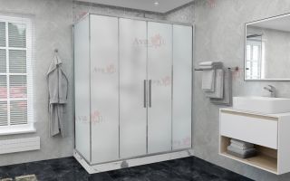 Душевой уголок AvaCan FC2 170-190 + SC 80 MT хром Душевой уголок AvaCan FC2 170-190 + SC 80 MT хром
