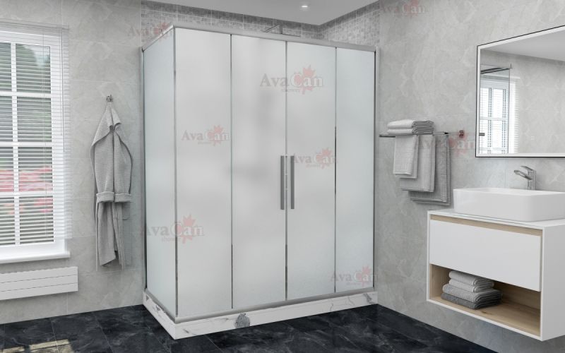 Душевой уголок AvaCan FC2 190-210 + SC90 MT хром Душевой уголок AvaCan FC2 190-210 + SC90 MT хром