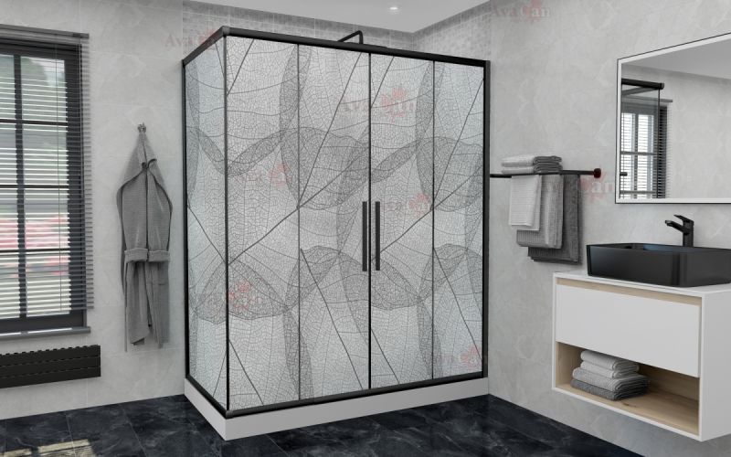 Душевой уголок AvaCan FB2 190-210 + SB90 MT чёрный Душевой уголок AvaCan FB2 190-210 + SB90 MT чёрный