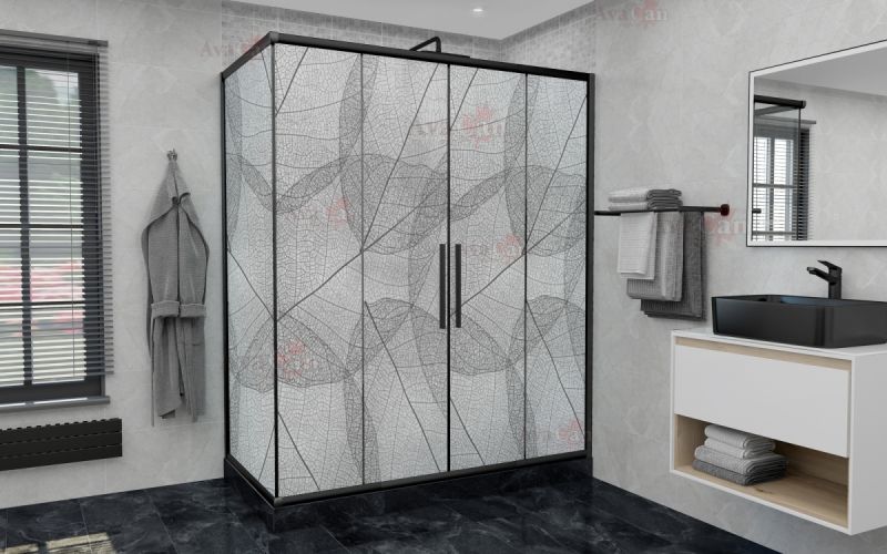 Душевой уголок AvaCan FB2 190-210 + SB90 MT чёрный Душевой уголок AvaCan FB2 190-210 + SB90 MT чёрный