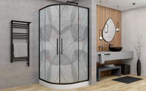 Душевой уголок AvaCan HB 100 MT 100x100 см чёрный
