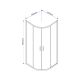 Душевой уголок Vincea Garda VSQ-1G800CL 80x80 см