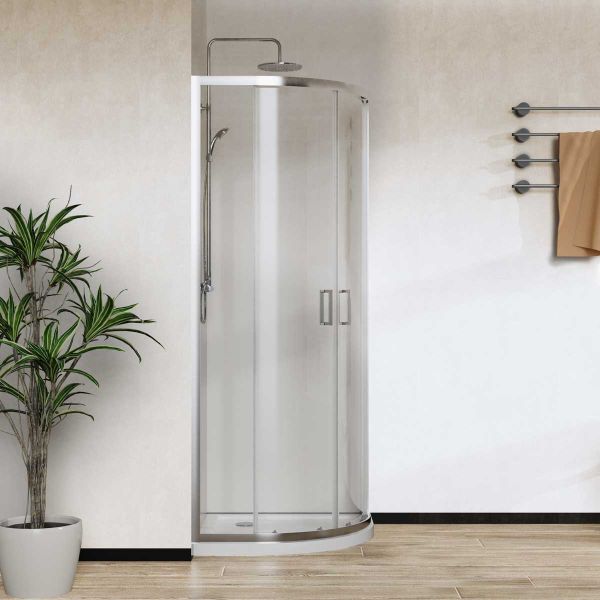 Душевой уголок Vincea City VSQ-5CT900CL 90x90см хром стекло прозрачное