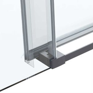 Душевой уголок Como Soft VSR-1CS1012CLGM, 1200*1000, вороненая сталь, стекло прозрачное