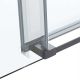 Душевой уголок Como Soft VSR-1CS1012CLGM, 1200*1000, вороненая сталь, стекло прозрачное