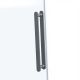 Душевой уголок Como Soft VSR-1CS1012CLGM, 1200*1000, вороненая сталь, стекло прозрачное