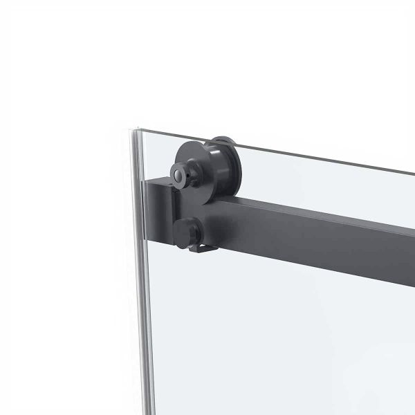 Душевой уголок Como Soft VSR-1CS1012CLGM, 1200*1000, вороненая сталь, стекло прозрачное