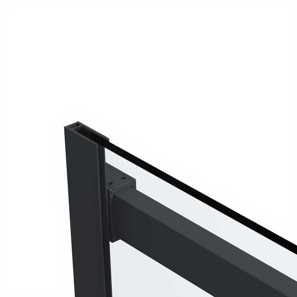 Душевой уголок Como Soft VSR-1CS8013CL, 1300*800, хром, стекло прозрачное