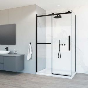 Душевой уголок Como Soft VSR-1CS8013CL, 1300*800, хром, стекло прозрачное