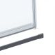 Душевой уголок Como Soft VSR-1CS9013CLGM, 1300*900, вороненая сталь, стекло прозрачное