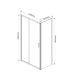 VSR-1G8012CLGMДушевой уголок Garda VSR-1G8012CLGM, 1200*800, вороненая сталь, стекло прозрачное