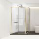 Vincea Slim Soft VSR-1SS8012CLG душевой угол 120x80, брашированное золото, стекло прозрачное