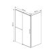 Vincea Slim Soft VSR-1SS8012CLG душевой угол 120x80, брашированное золото, стекло прозрачное