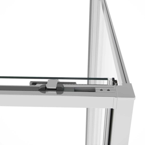 VSR-1SS8015CLДушевой уголок Slim Soft VSR-1SS8015CL, 1500*800, хром, стекло прозрачное