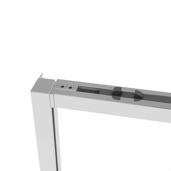 VSR-1SS8015CLДушевой уголок Slim Soft VSR-1SS8015CL, 1500*800, хром, стекло прозрачное