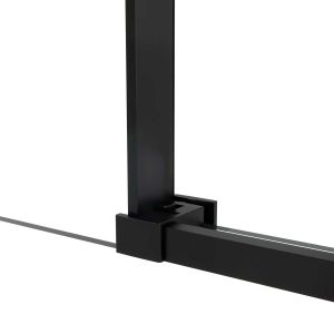 Душевой уголок Slim Soft VSR-1SS9010CLB, 1000*900, черный, стекло прозрачное